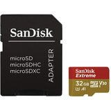 San Disk 32GB Extreme Micro SDHC A1 CL10 V30 UHS-I U3 100MB/s Mobile spominska kartica + adapter Cene