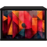  Wall-mounted noćni ormarić HEESCH Crni hrast 36 x 33 x 25 cm - Crni hrast Tiskanje boja 1 | shoptok.hr