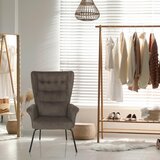 MID.YOU Fotelj Havenio, Temno Siva | Shoptok.si