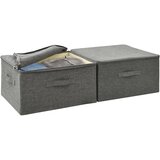  Kutije za pohranu 2 kom od tkanine 43 x 34 x 23 cm antracit | shoptok.hr
