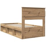  Okvir za krevet Umjetnička hrastovina 75 x 190 cm | shoptok.hr