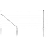  Zavareno žičano ograđivanje s bodljama 100 x 0,8 m Srebrna | shoptok.hr