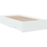  Okvir za krevet s ladicama bijeli 100x200 cm konstruirano drvo | shoptok.hr