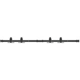  Komplet kliznih vrata ormarića 122 cm ugljični čelik | shoptok.hr