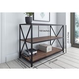 Woody Fashion Polica Zena Walnut Black | ePonuda.com