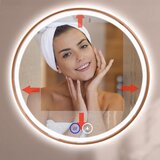 REA Bath Stensko ogledalo LED 100cm MMJ BRUSH COPPER | Shoptok.si