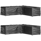  Navlake za kutnu vrtnu garnituru 2 kom sa 16 ušica 250x250x70cm | shoptok.hr