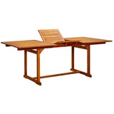 vidaXL Vrtni blagovaonski stol (150 - 200)x100x75 cm od drva bagrema | shoptok.hr