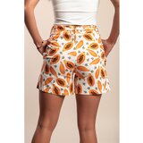 Fenzy Kratke Hlače S Potiskom, Oranžne | Shoptok.si