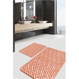 Mila Home Oranžne žametne kopalniške preproge v kompletu 2 ks 60x100 cm – | Shoptok.si