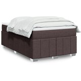  Krevet box spring s madracem tamnosmeđi 120 x 190 cm od tkanine | shoptok.hr