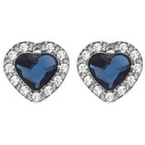 Victoria Cruz cuore denim blue mindjuše sa swarovski kristalima ( a3001-18ht ) Cene