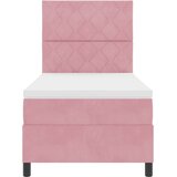  s opruga kutije Ružičasta 90 x 190 cm Baršun | shoptok.hr