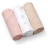 BabyOno Tetra plenice Muslin Rože, barva breskve | Shoptok.si