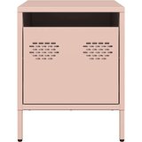 vidaXL Nočna omarica 2 kosa roza 35x39x43,5 cm jeklo | Shoptok.si