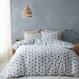 Pineapple Elephant Modra/kremno bela enojna posteljnina 135x200 cm Inara – | Shoptok.si