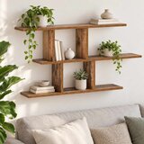  Zidna polica Staro drvo 100 x 17 x 45.5 cm prerađeno drvo | shoptok.hr