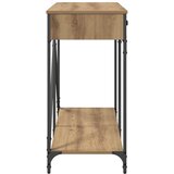  Konzolna stolica s ladicama Umjetnički hrast 100 x 39 x 78,5 cm | shoptok.hr
