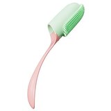 INF Silikonska zobna ščetka za hišne ljubljenčke z ročajem za pse in mačke Pink, (5000125245) | Shoptok.si