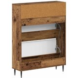  Ormar za cipele HAARLEM 78 x 24 x 103 cm Konstruirano drvo - Staro drvo | shoptok.hr
