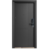 Master Vrata metalna sa električnom bravom 205x96x7cm L QM-Y-609 siva | Eponuda.ba