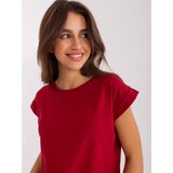 BASIC Feel Good T-shirt-RV-TS-4833.00X-burgundy | shoptok.hr