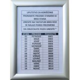 Teh Tel Ram za spisak stanara, A4, Beli | Eponuda.com