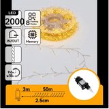 Aigostar LED spoljašnji božićni lanac 2000xLED/8 funkcija 53m IP44 toplo belo Cene