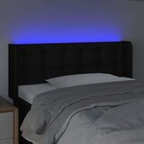  Uzglavlje crno 83x16x78/88 cm od tkanine | shoptok.hr