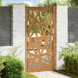 vidaXL Vrtna vrata 105x205 cm Vremensko odporno jeklo Light Design Cene