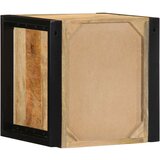 vidaXL Nočne omarice 2 kosa 40x35x40 cm Masivni neobdelan les Mango | Shoptok.si