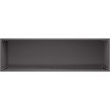 Vrtna saksija Crna 100 x 30 x 40 cm Čelična vrata | shoptok.hr