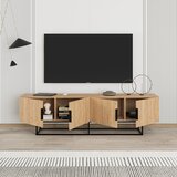 Marckeric TV omarica v hrastovem dekorju v naravni barvi 200x55 cm Titan – | Shoptok.si