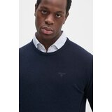 Barbour Puloverji Essential Crew Neck Jumper - Navy Modra Cene