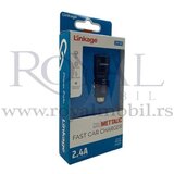  auto punjač (kuciste) linkage metalic LM-01 2.4A crni | ePonuda.com