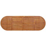 vidaXL vrtni blagovaonski stol 280 x 90 x 75 cm masivno bagremovo drvo | shoptok.hr