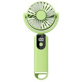 INF Tihi mini viseči ventilator D20 z baterijo 1200mAh, 6-stopenjski Green, (5000306734) | Shoptok.si