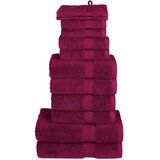vidaXL 12-dijelni vrhunski set ručnika SOLUND bordo 600 gsm cijene