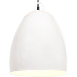vidaXL Industrijska viseča svetilka 25 W bela okrogla 42 cm E27 Cene