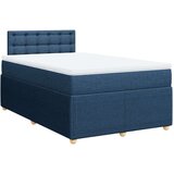 vidaXL Krevet s oprugama i madracem plavi 120 x 190 cm od tkanine | shoptok.hr