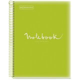  Kolegij blok Miquelrius A4 90g 120L spiralni crte Emotions Lime MR49940 | shoptok.hr
