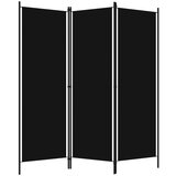 Maison Chic Paravan - Sobne pregrade 3-delni črn 150x180 cm, (22111871) | Shoptok.si