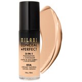 Milani conceal + perfect 2-in-1 puder za lice 02A creamy natural | ePonuda.com
