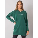 RUE PARIS Tunic-RV-TU-7201.43P-dark green | Shoptok.si