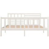  Za krevet od masivnog drva bijeli 140 x 190 cm | shoptok.hr