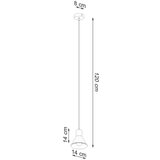  Visilica TALEJA 1 crna [E27] | shoptok.hr