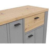 Hom`in omara za čevlje siva, hrast artisan | Shoptok.si