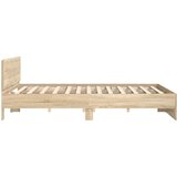  Okvir kreveta s uzglavljem boja hrasta 150x200 cm | shoptok.hr