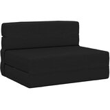  Preklopni madrac za sofu Crna 100 x 80 x 60 cm Tkanina | shoptok.hr