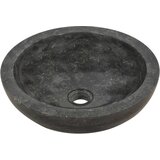 Maison Chic Umivalnik - Kopalna umivalnik - Lavabo 40x12 cm marmor črn, (21684608) | Shoptok.si